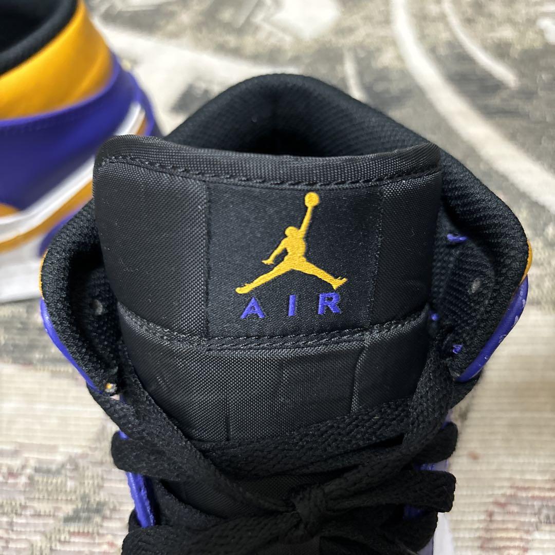 Air Jordan ハイカットスニーカー 紫/オレンジ本当に 安い 通販