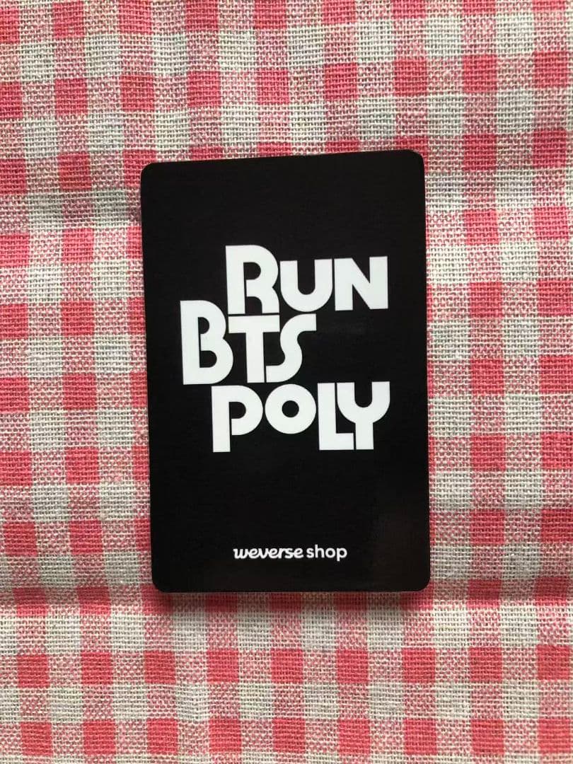 ホソク RUN BTS POLY HIGHLIGHT PACKAG 当選 トレカ ホソク RUN BTS POLY HIGHLIGHT PACKAG 当選 トレカ