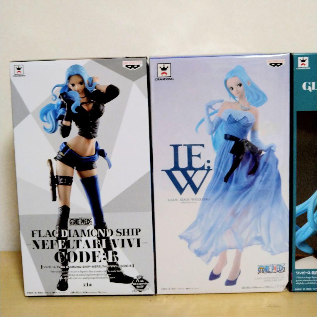 ONEPIECE・ビビ☆未開封フィギュア4点セット☆ダイヤモンドシップ 他 ONEPIECE・ビビ☆未開封フィギュア4点セット☆ダイヤモンドシップ 他