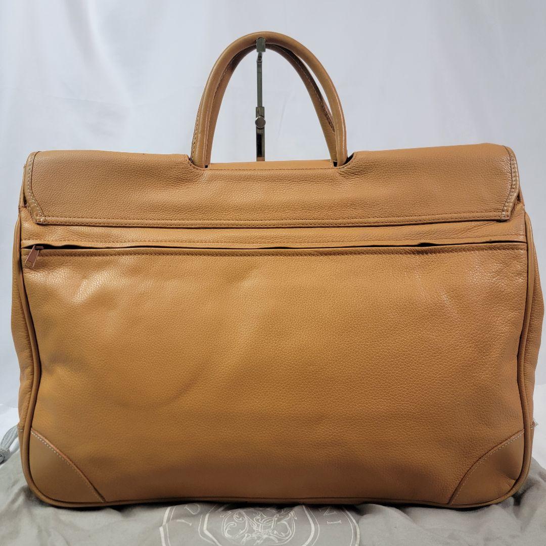 希少 美品 ロンシャン ボストンバッグ オールレザー 大容量 旅行カバン 165