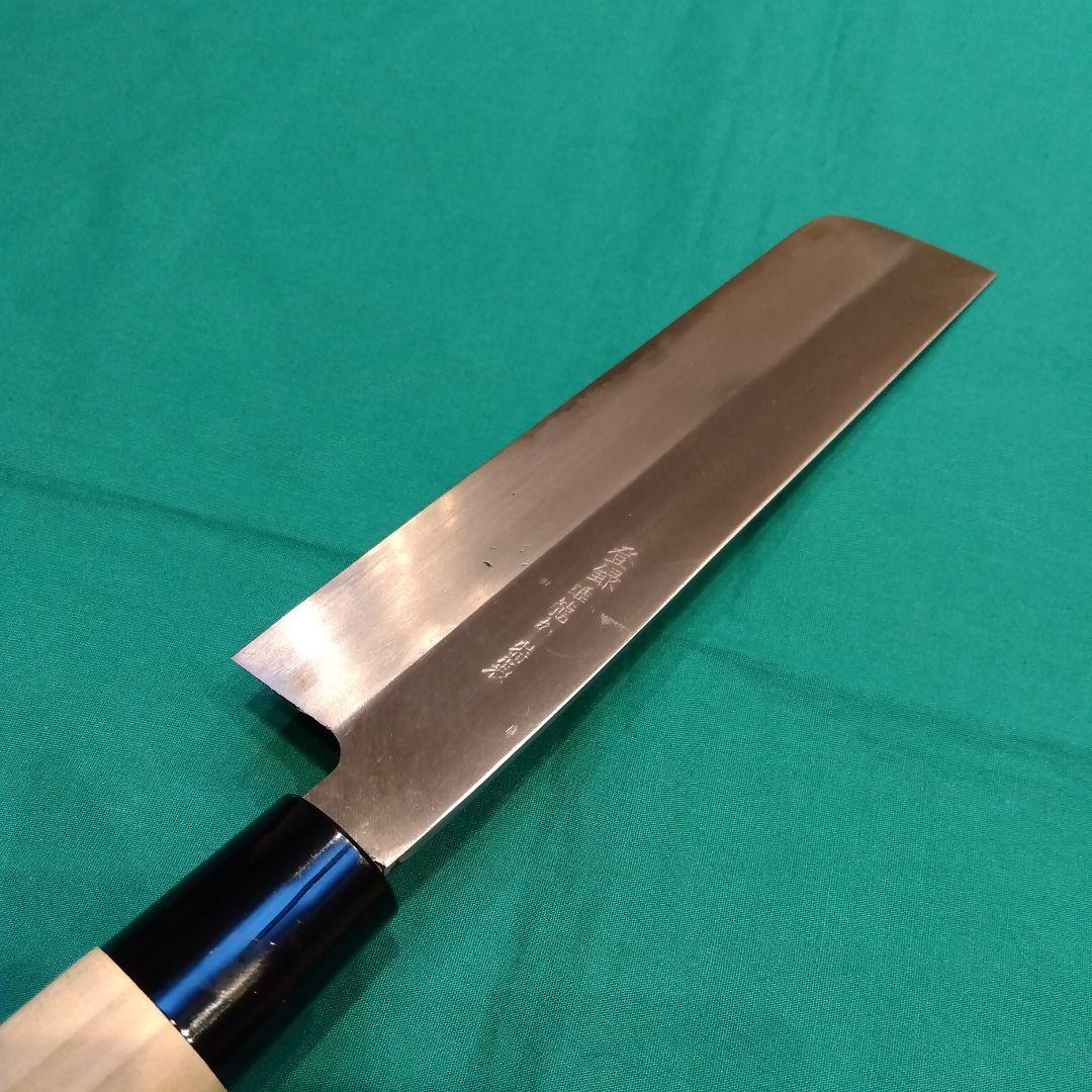 雄龍丸　安来白鋼　薄刃(菜切)包丁　180ミリと蛸引き包丁の2本セット