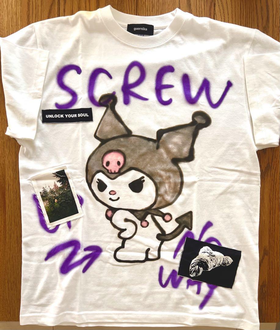 GUERNIKA ×SANRIO ゲルニカ　クロミ　Tシャツ XXL guernika×Sanrio characters】Hand Painted T-shirt / クロミ