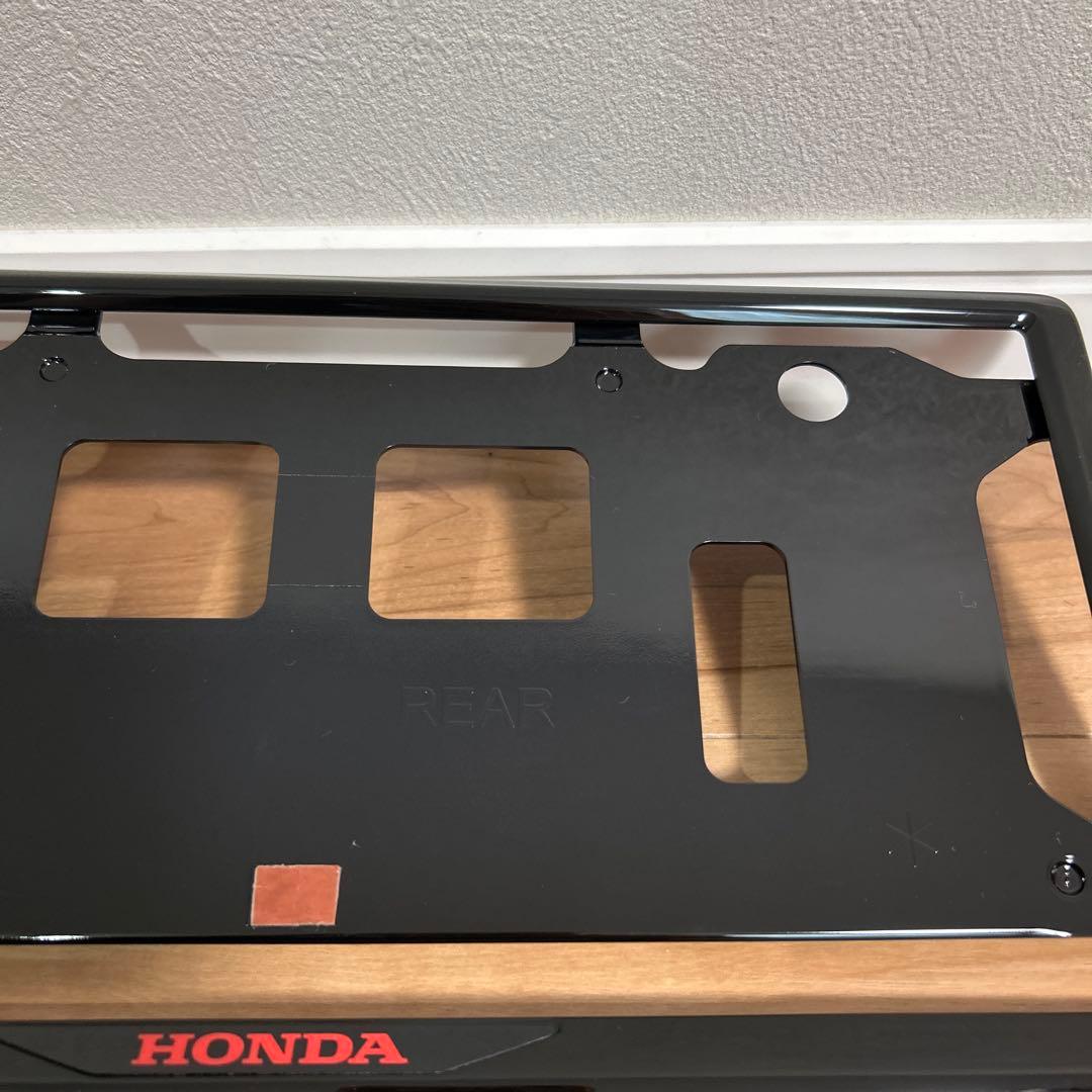 HONDA純正ナンバーフレーム ブラックHonda