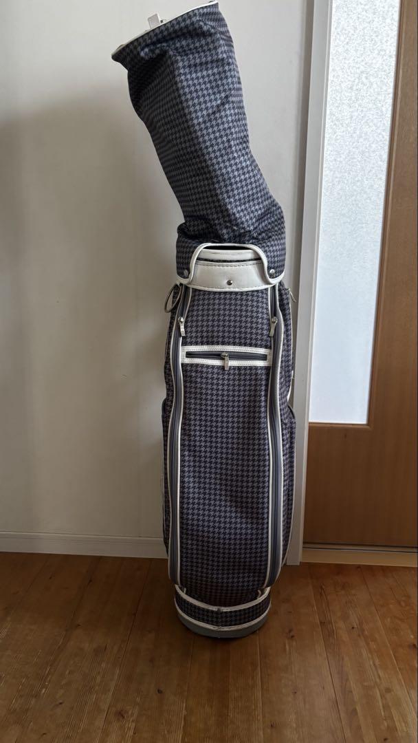 xxio チェック柄 キャディバッグ　中古品