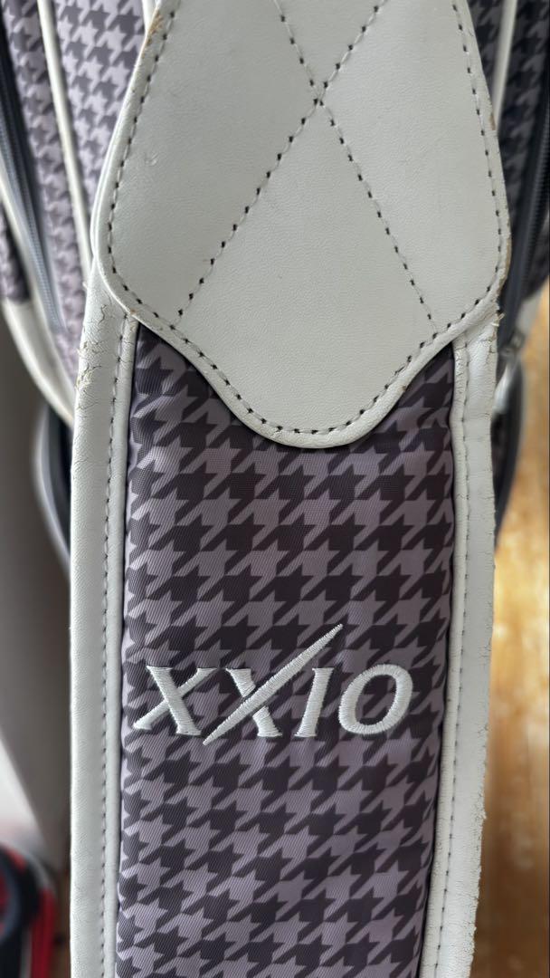 xxio チェック柄 キャディバッグ　中古品