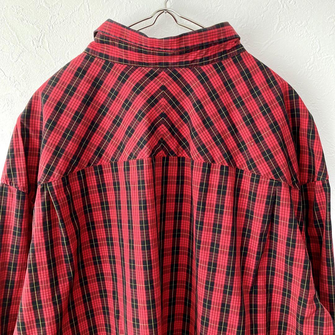 【フレッドペリー 2XL】 美品 M6300 タータンチェックシャツ