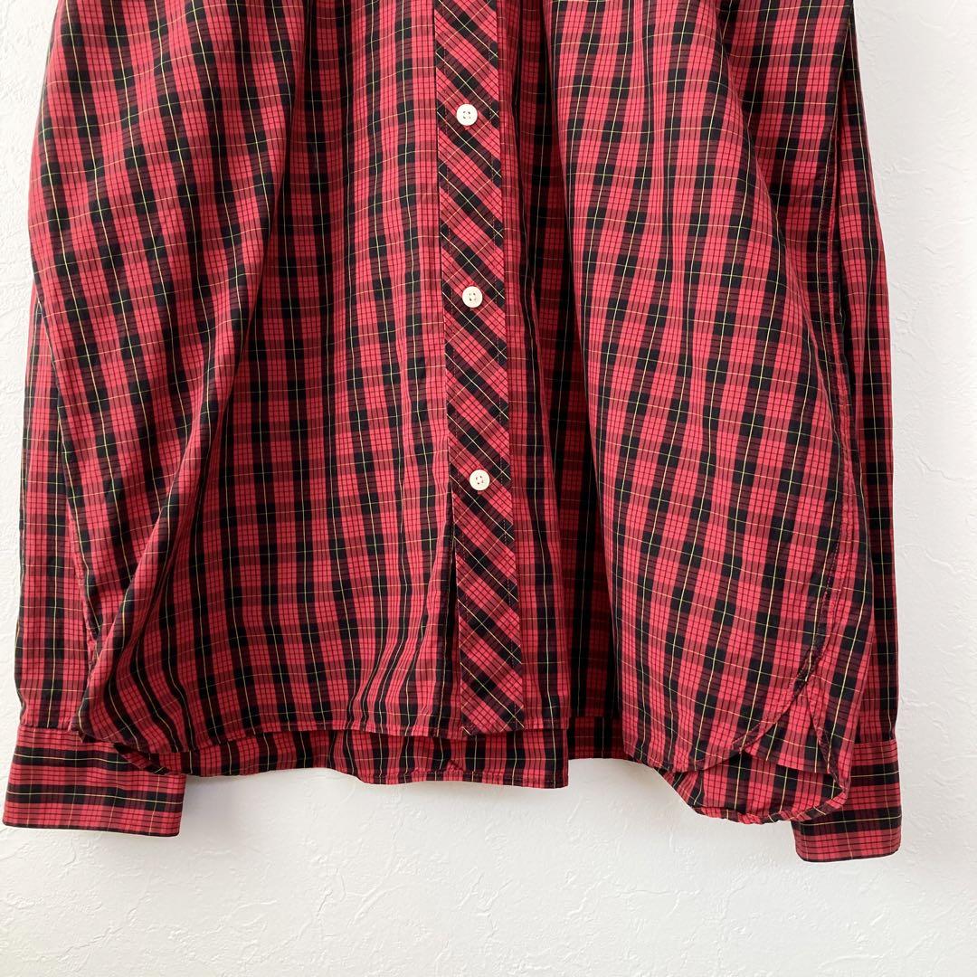 【フレッドペリー 2XL】 美品 M6300 タータンチェックシャツ