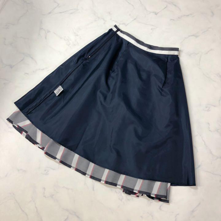 通販即納 ブルーレーベルクレストブリッジ ストライプスカート MLpTU-m39957488884 34 定番人気安い