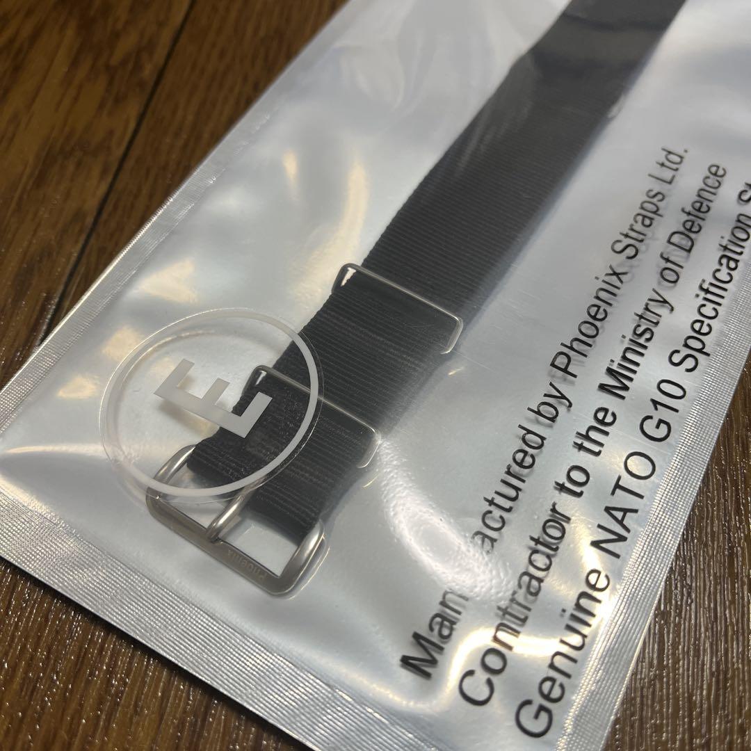 1*様 PHOENIX社 NATO G10 ベルト 黒 22mm