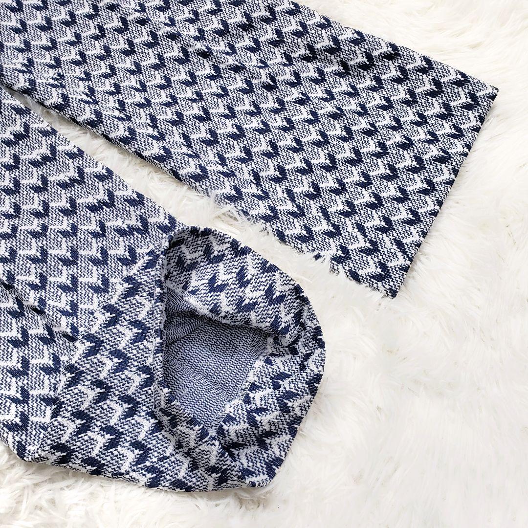 タグ付き✨未使用品 FUKUZO 総柄ストレッチパンツ ウォッシャブル XL