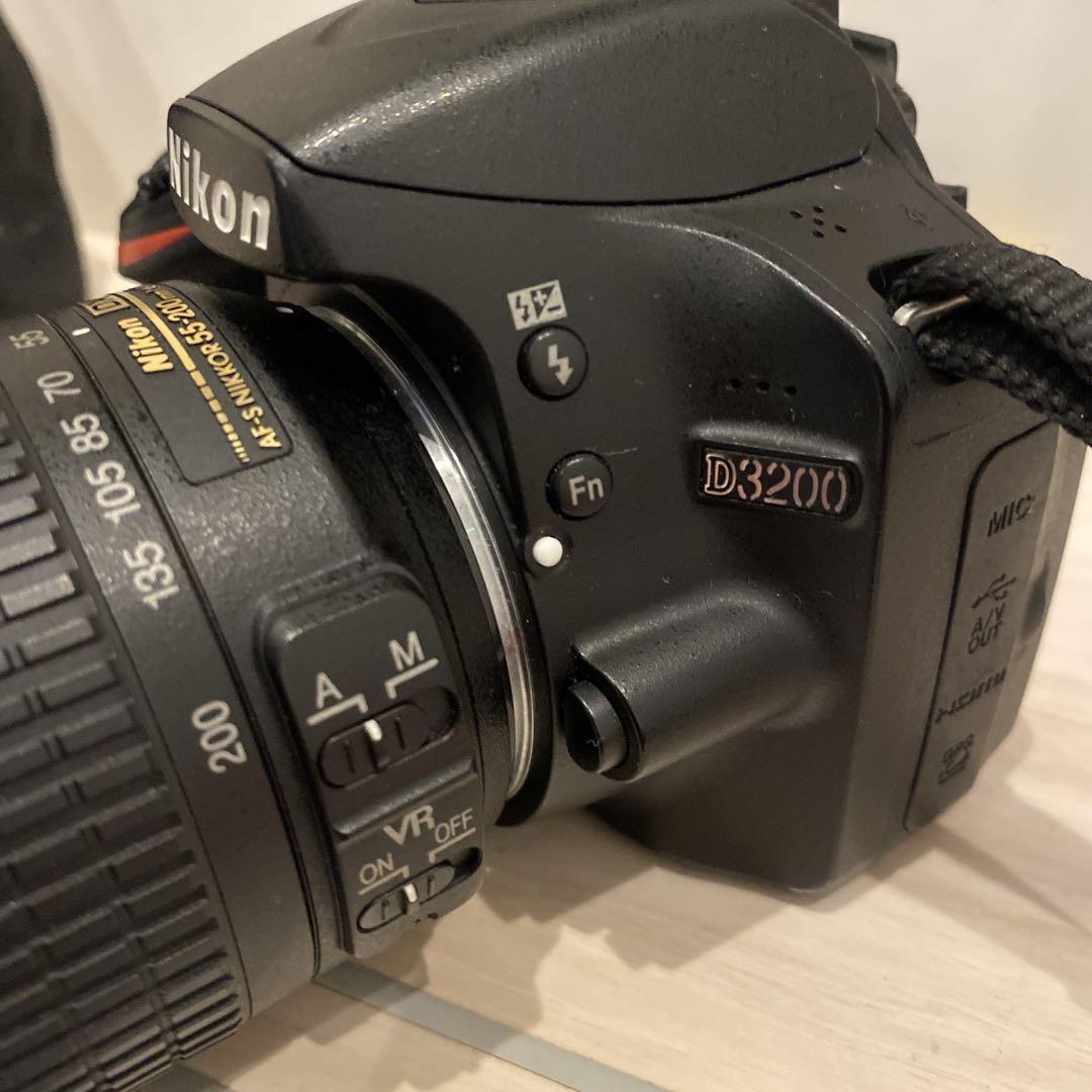 Nikon D3200 デジタル一眼レフカメラレンズ付き➕55-200mmレンズ Amazon | Nikon デジタル一眼レフカメラ D3200 200mmダブル