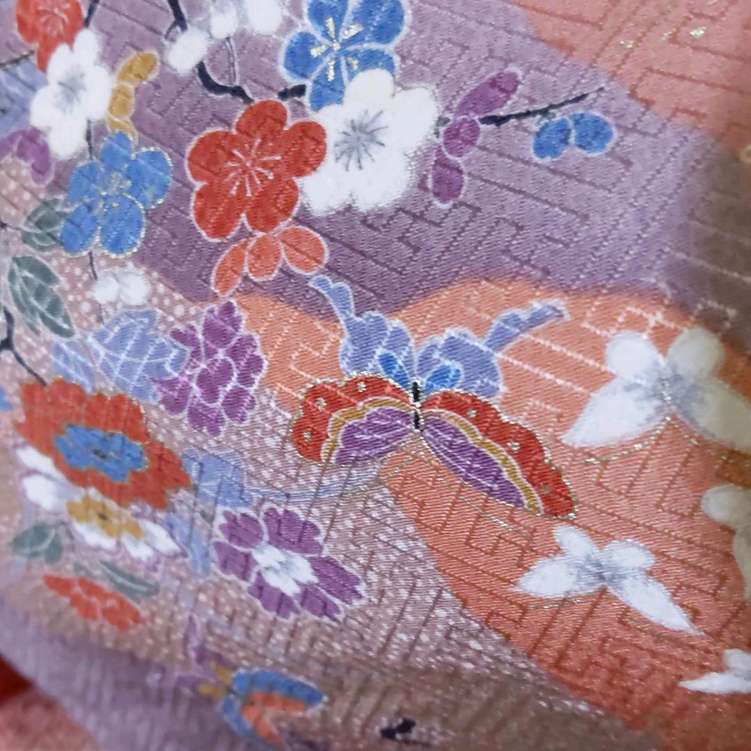 通販超激得 美しいです 金彩古典絵模様が散りばめられた品ある正絹のお着物です CNulD-m39960646184 花舞蝶文 大人気得価