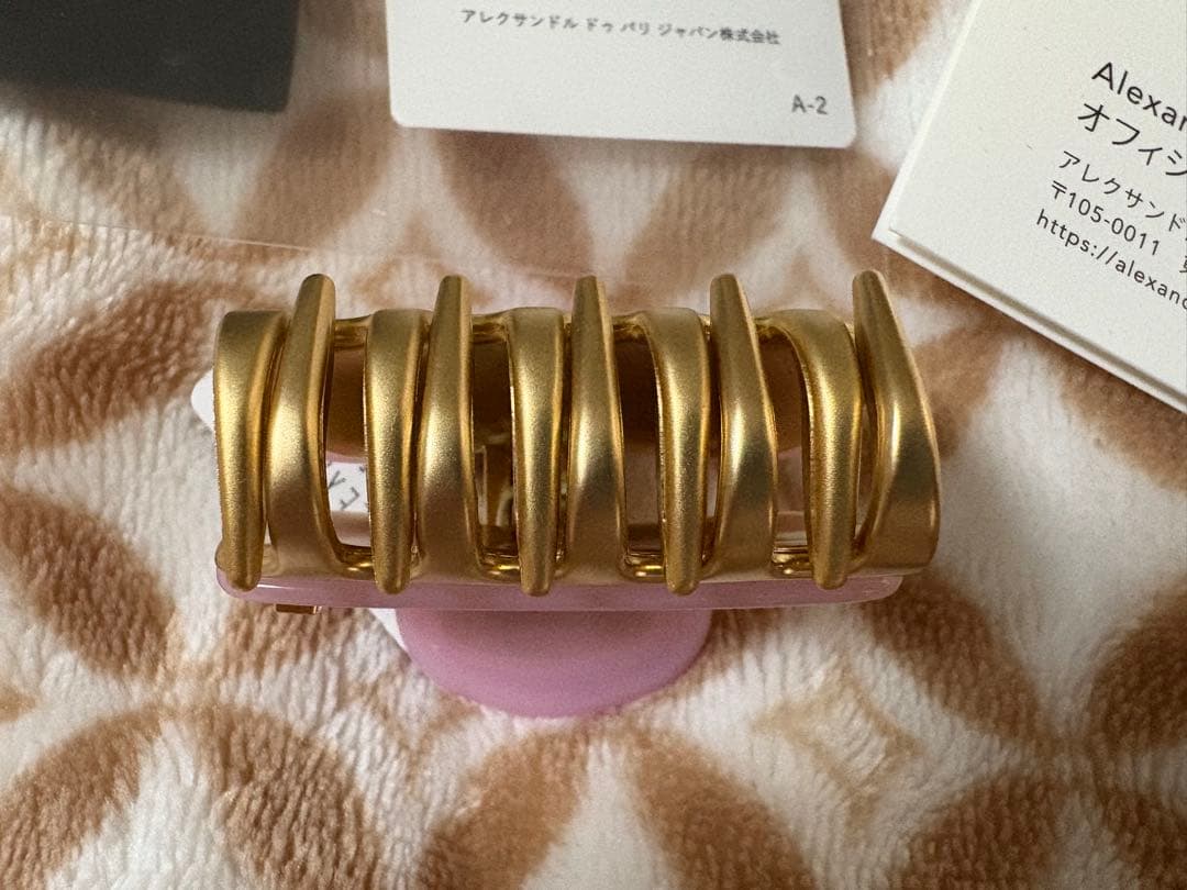 【新品未使用】ALEXANDRE DE PARIS ヴァンドーム　Sクリップ