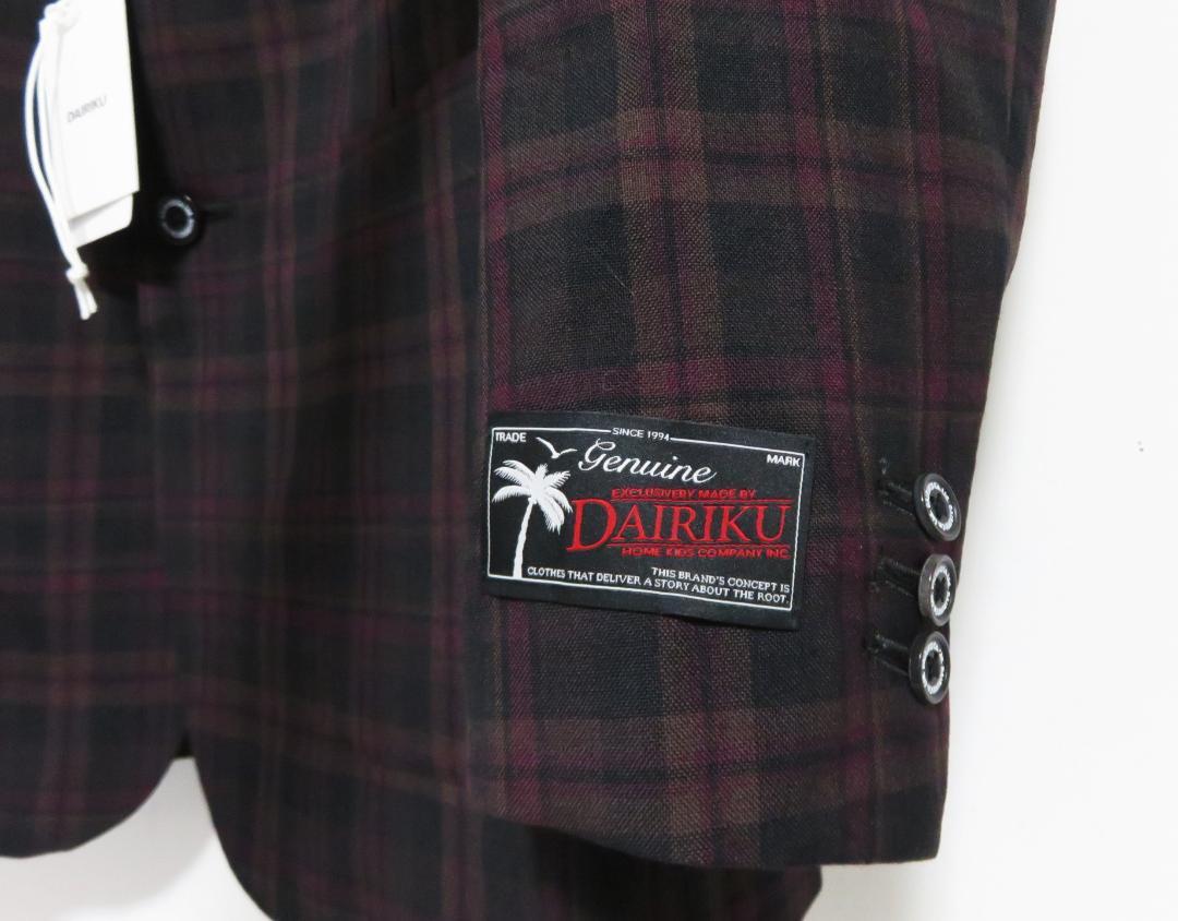 ジャケット・アウター DAIRIKU School Check Tailored Jacket L