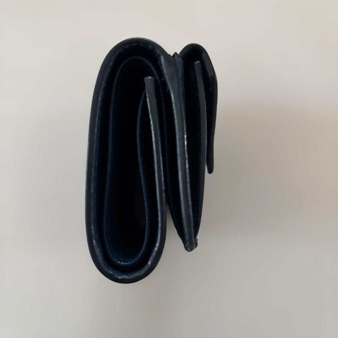 PRADA ネイビー 三つ折り財布 PRADA ネイビー 三つ折り財布