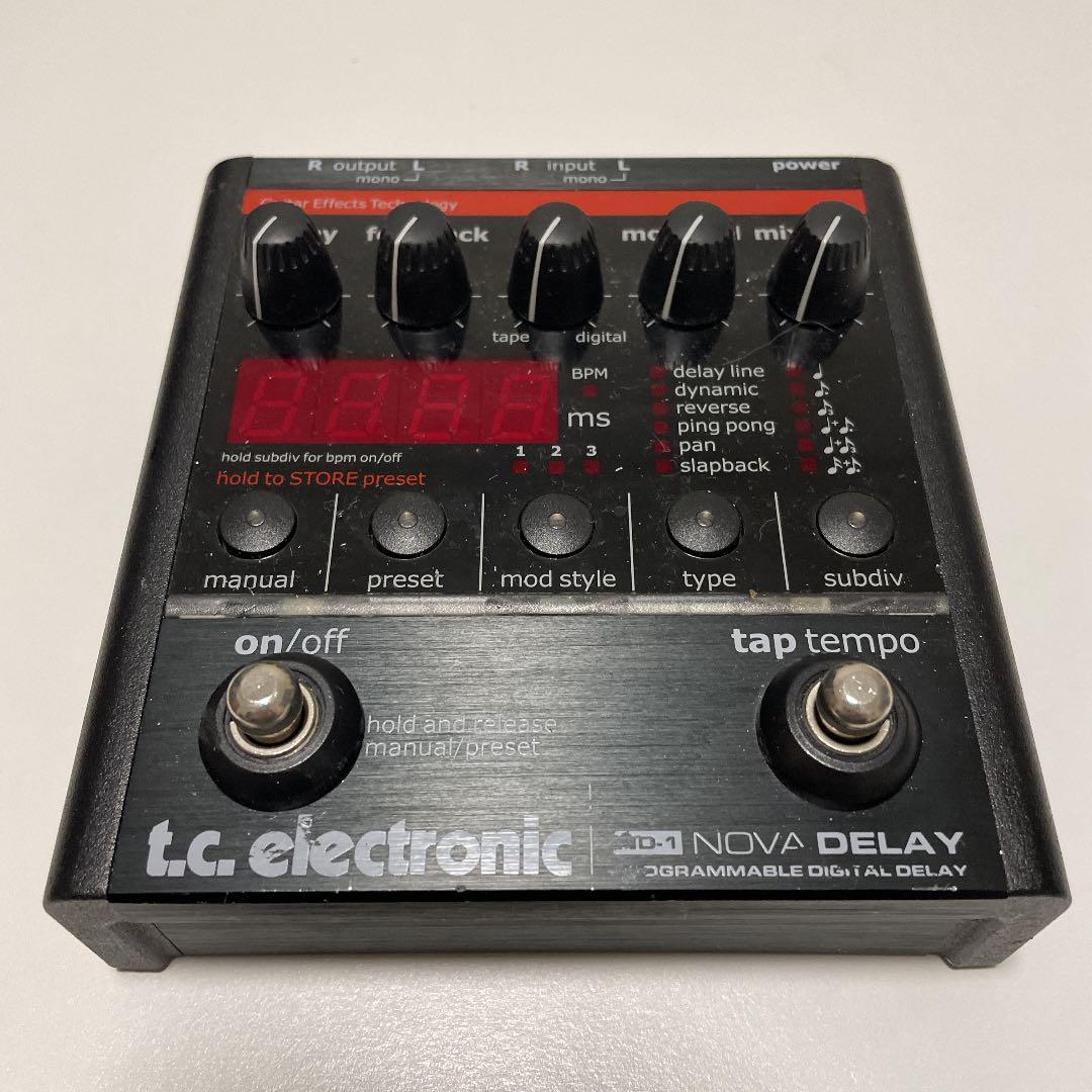 TC ELECTRONIC NOVA DELAY ディレイ エフェクター TC ELECTRONIC NOVA DELAY ディレイ エフェクター