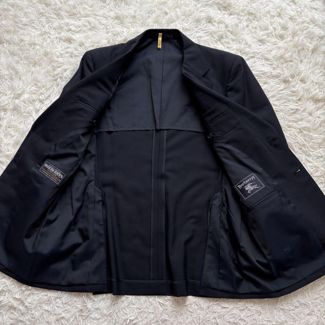 新品 BURBERRYS 紺ブレ 金ボタン テーラードジャケット