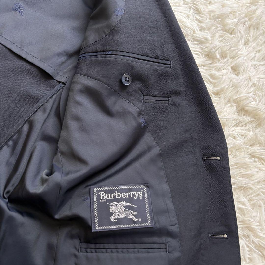 新品 BURBERRYS 紺ブレ 金ボタン テーラードジャケット