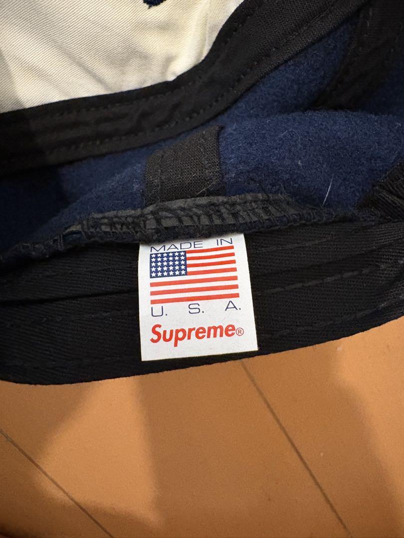 Supreme ベースボールキャップ ネイビー
