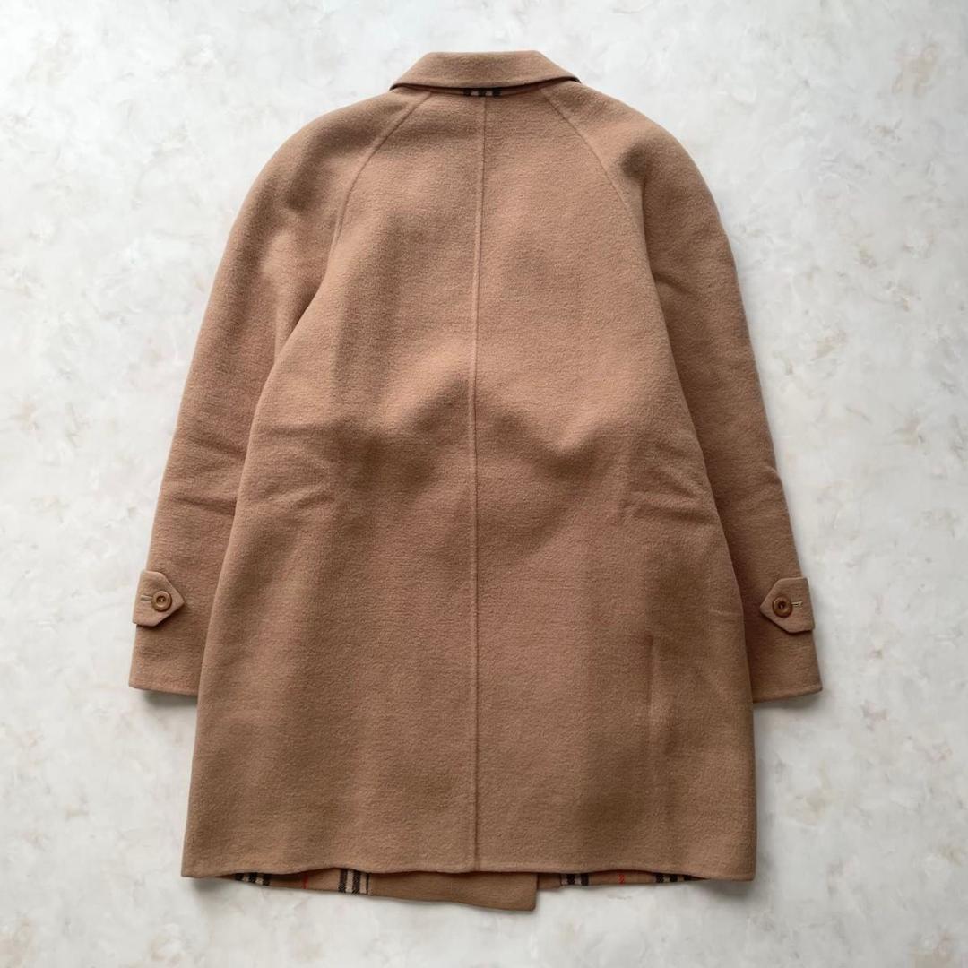 【美品】BURBERRY ノバチェックチェック ウールステンカラーコート S 【美品】BURBERRY ノバチェックチェック ウールステンカラーコート S