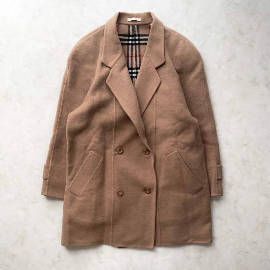 【美品】BURBERRY ノバチェックチェック ウールステンカラーコート S 【美品】BURBERRY ノバチェックチェック ウールステンカラーコート S