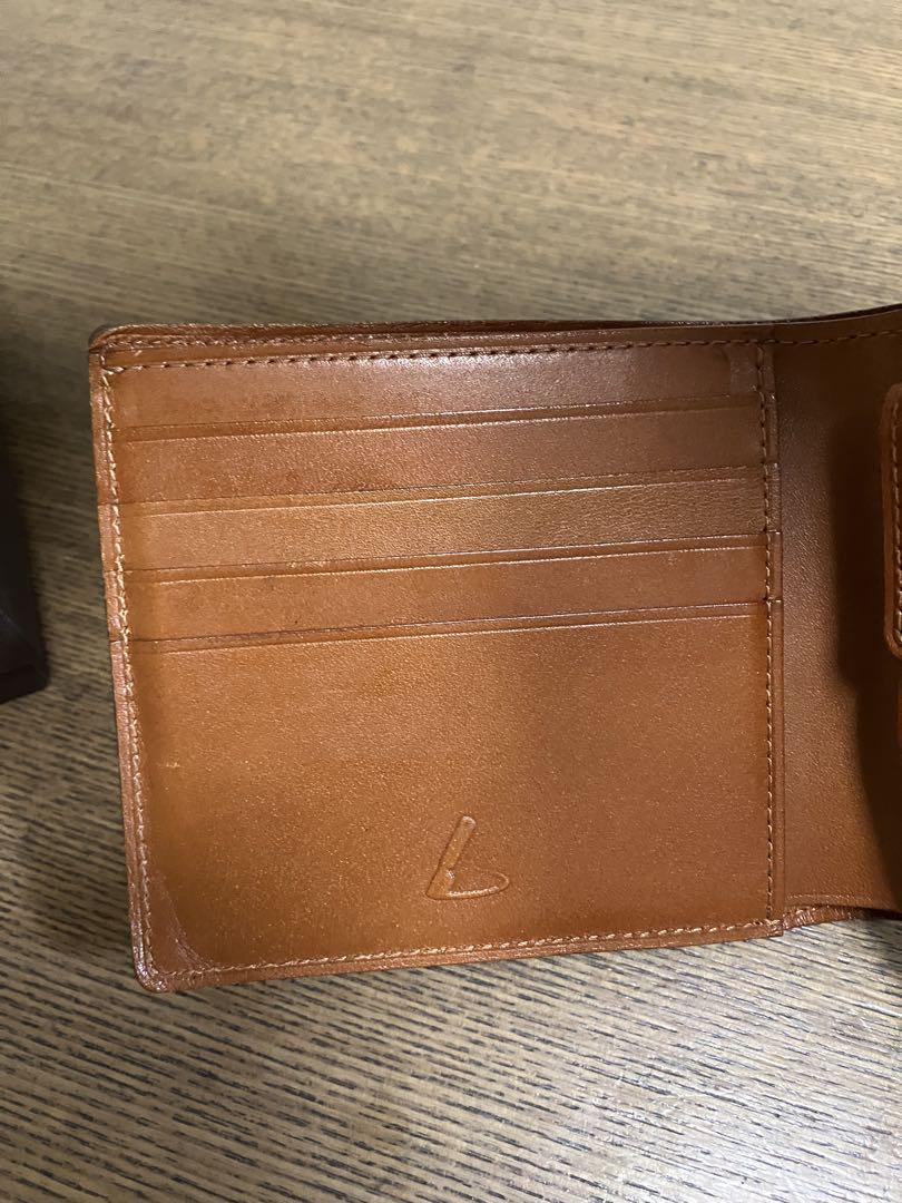 美品　土屋鞄　コードバン　二つ折り財布