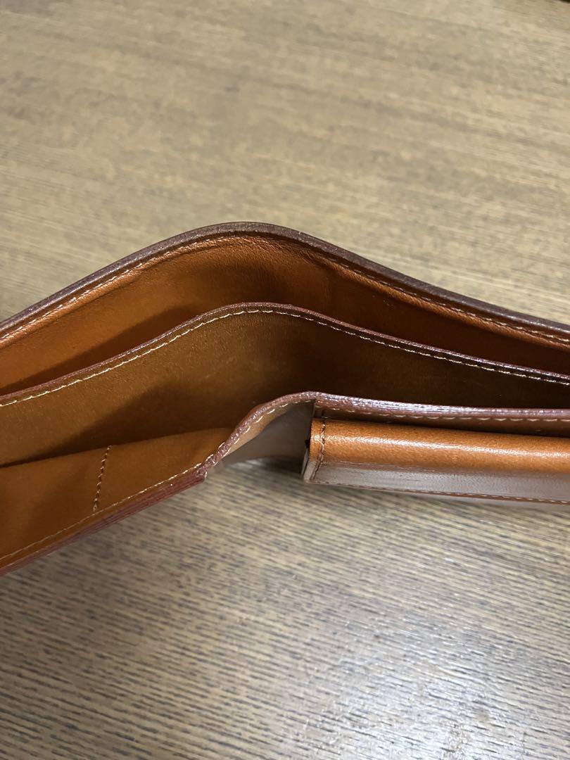 美品　土屋鞄　コードバン　二つ折り財布