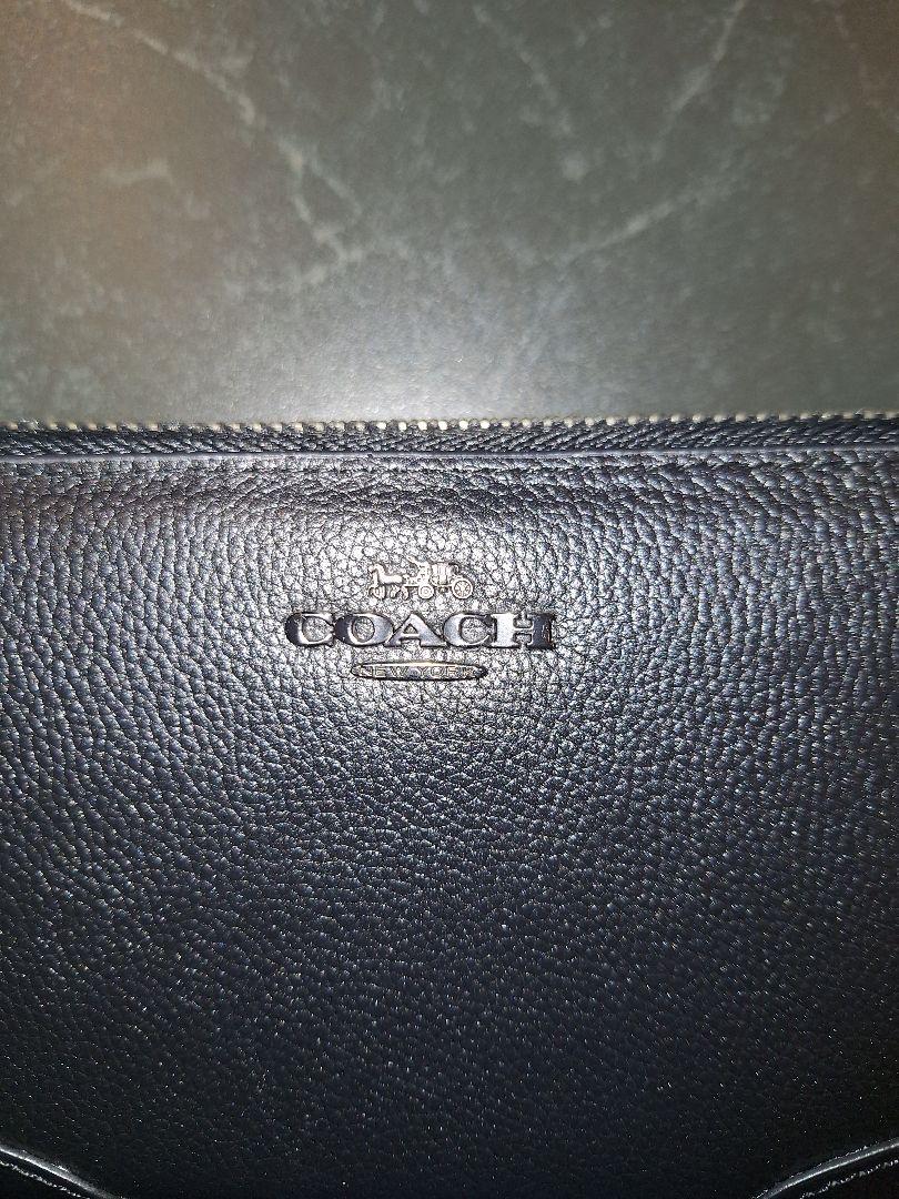 COACH ミッキー グレーン  ブラック 長財布