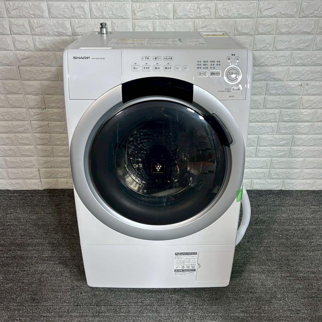 SHARP ドラム式洗濯機 ES-S7J-WL 7kg 2024年製 D060