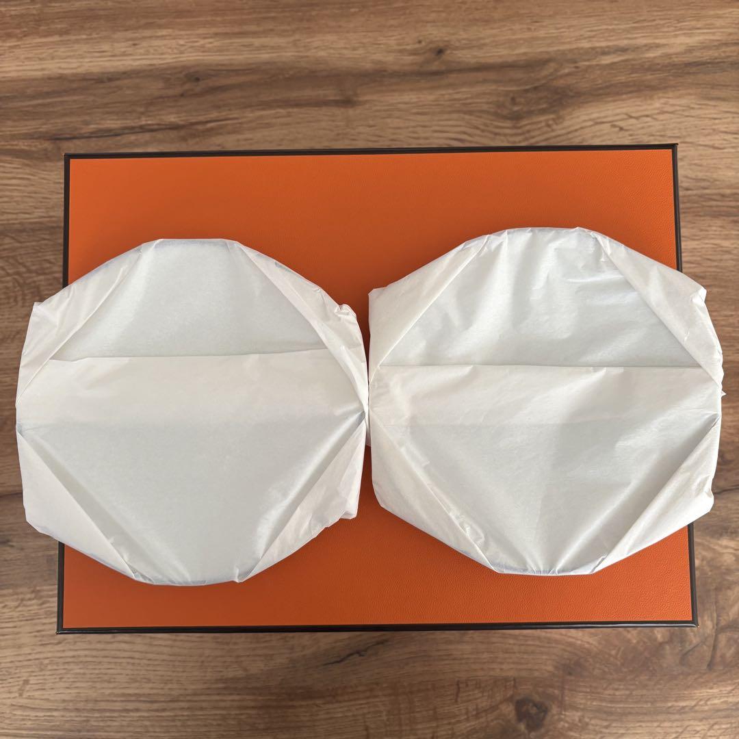HERMES ティーカップ ソーサー セット リズム ペア ブルー