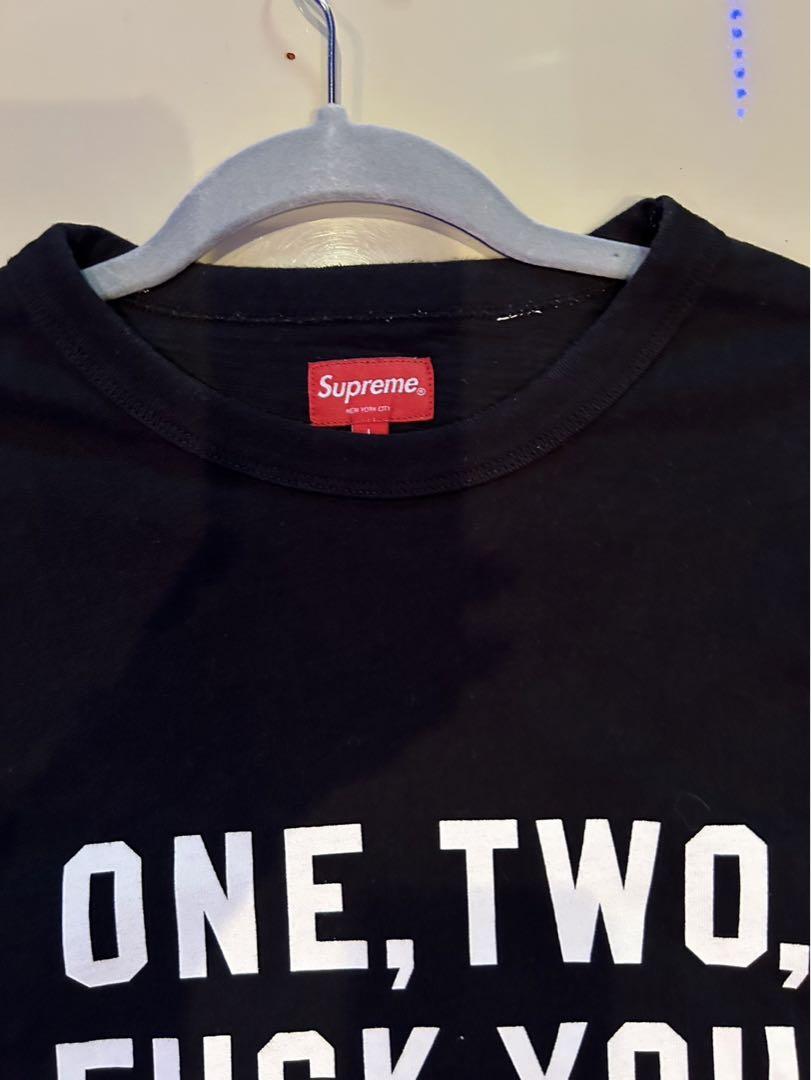 supreme One Two Fuck You S/S Top - メルカリ