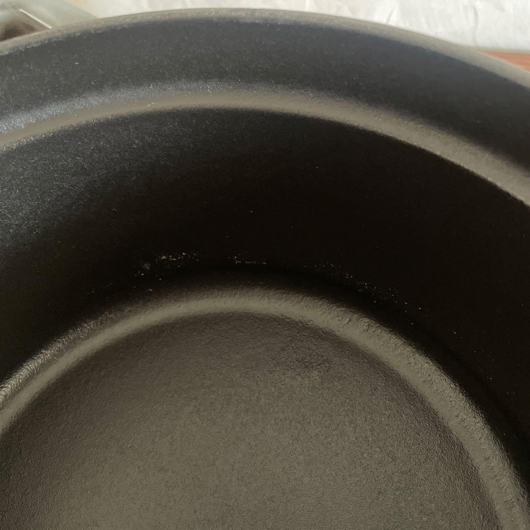 STAUB ストウブ　ラ・ココット　ラウンド20cm グレー　両手鍋