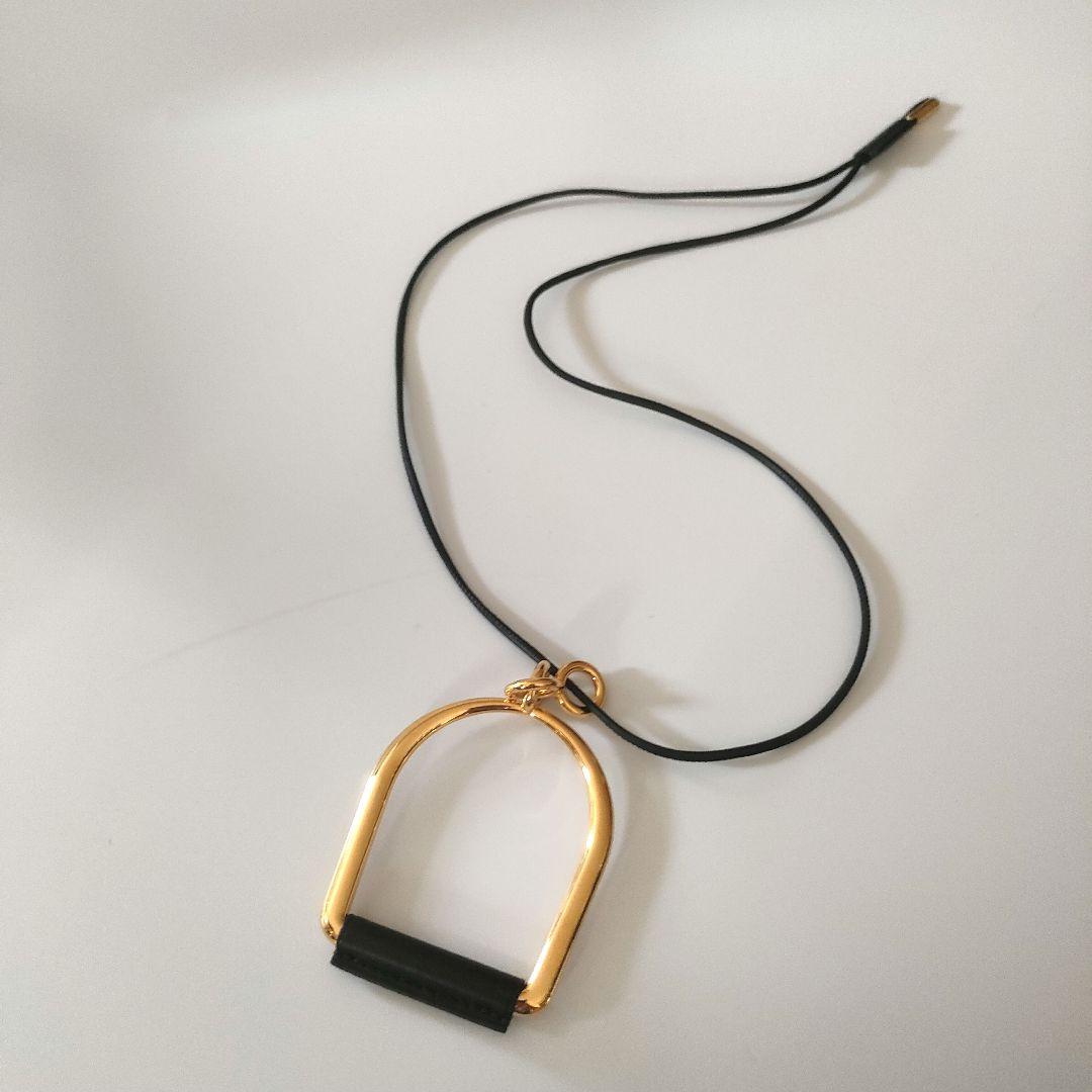 HERMES エリタージュ エケストルGM ネックレス