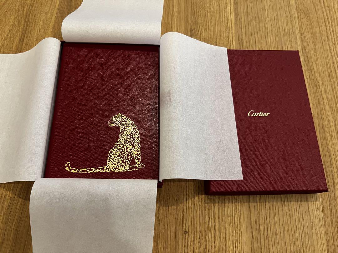 【Cartier】ノートブック 2冊セット／パンテール（ゴールド）