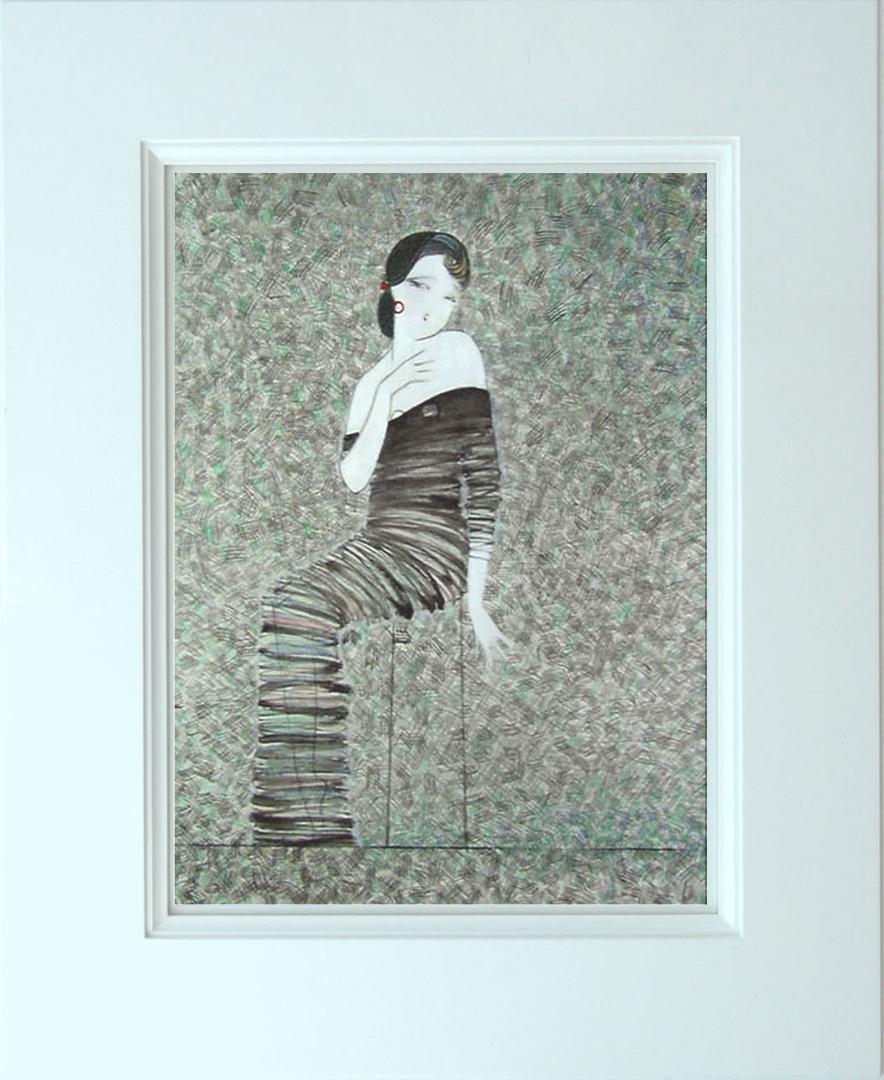 油絵 絵画 インテリア F6-92023 人物 女性像