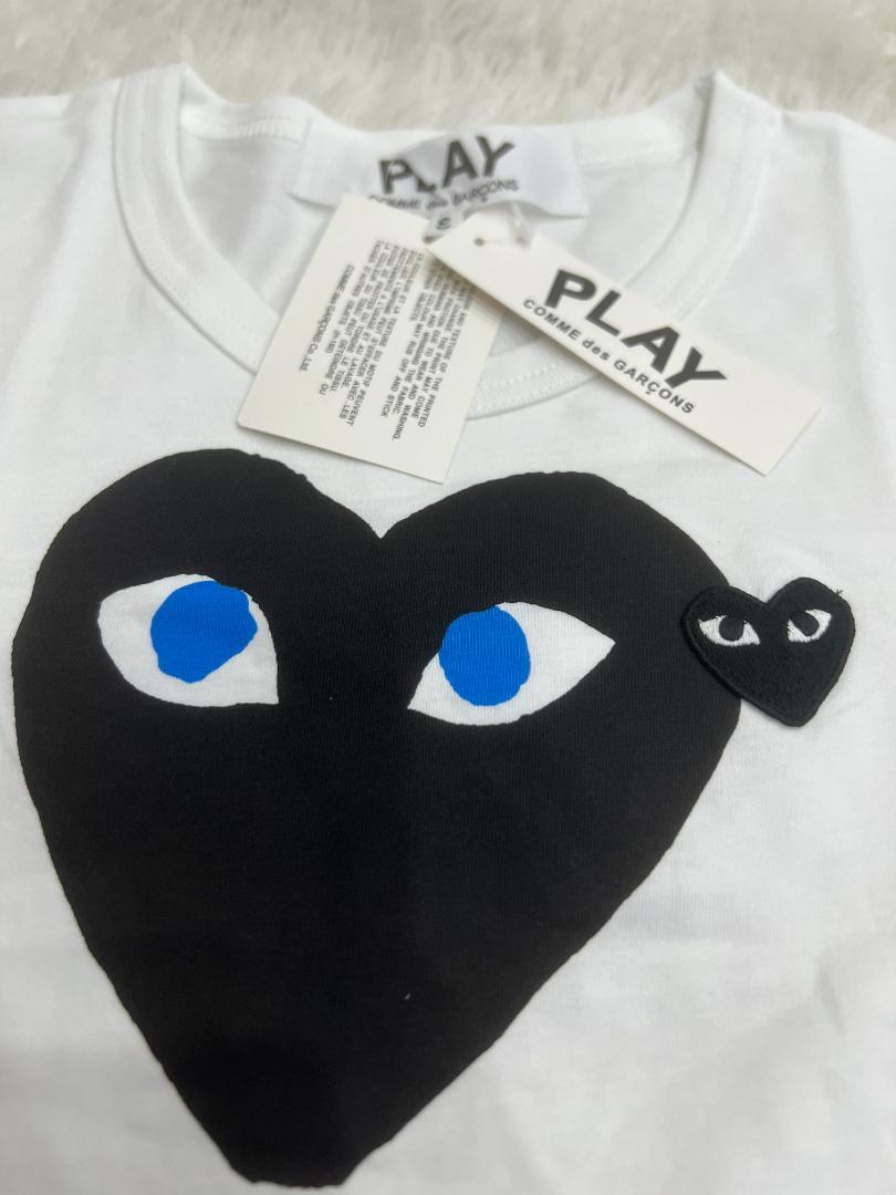 COMME des GARCONS ハート型目デザイン TシャツS - メルカリ