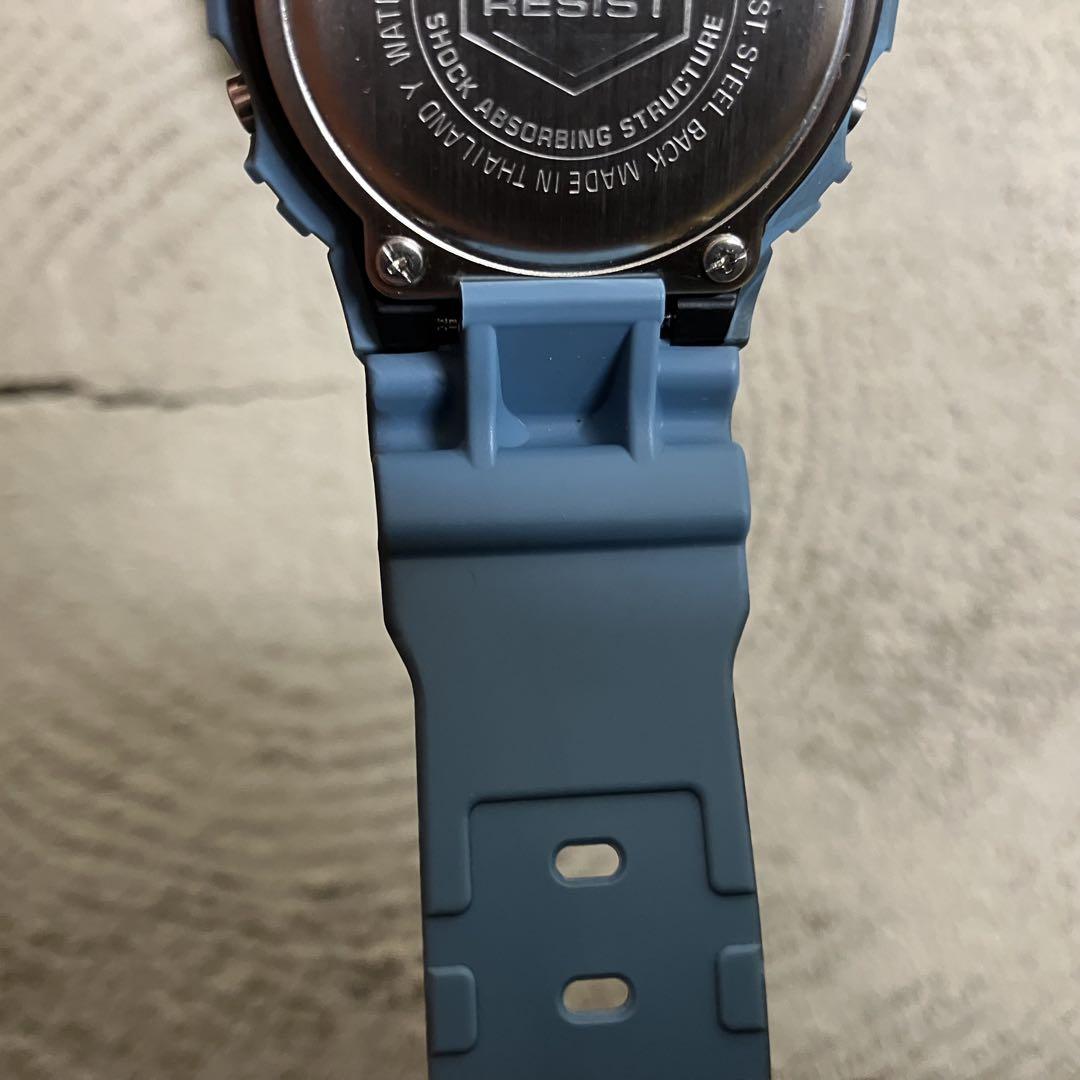 【極美品】G-SHOCK ビンテージ　DW-5600迷彩　ブルー　ミリタリー