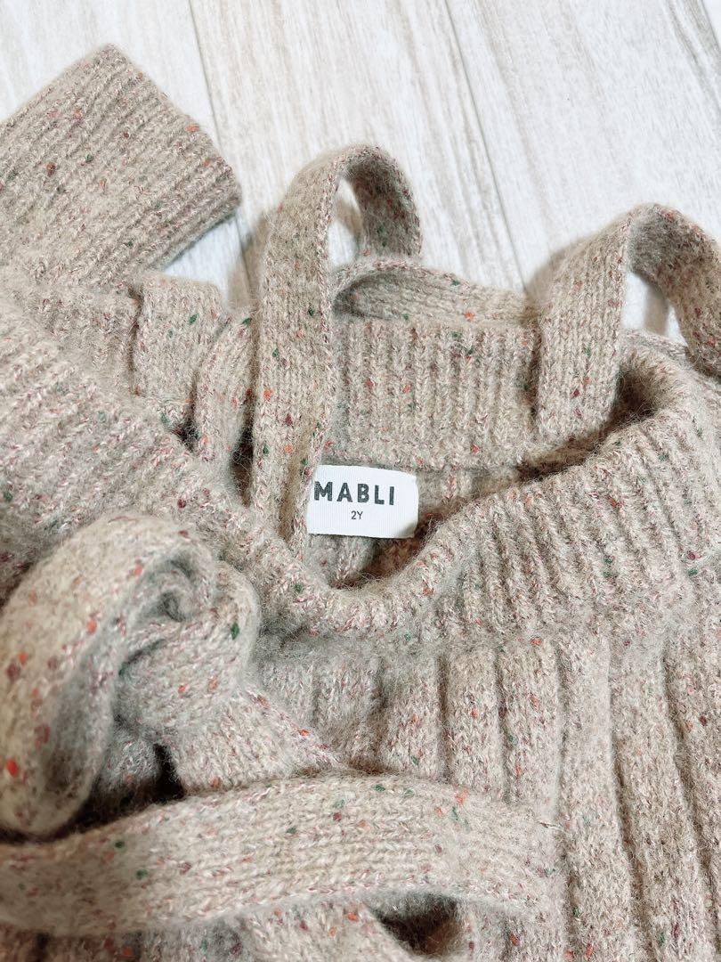 mabli ニットパンツ&ボンネット set販売
