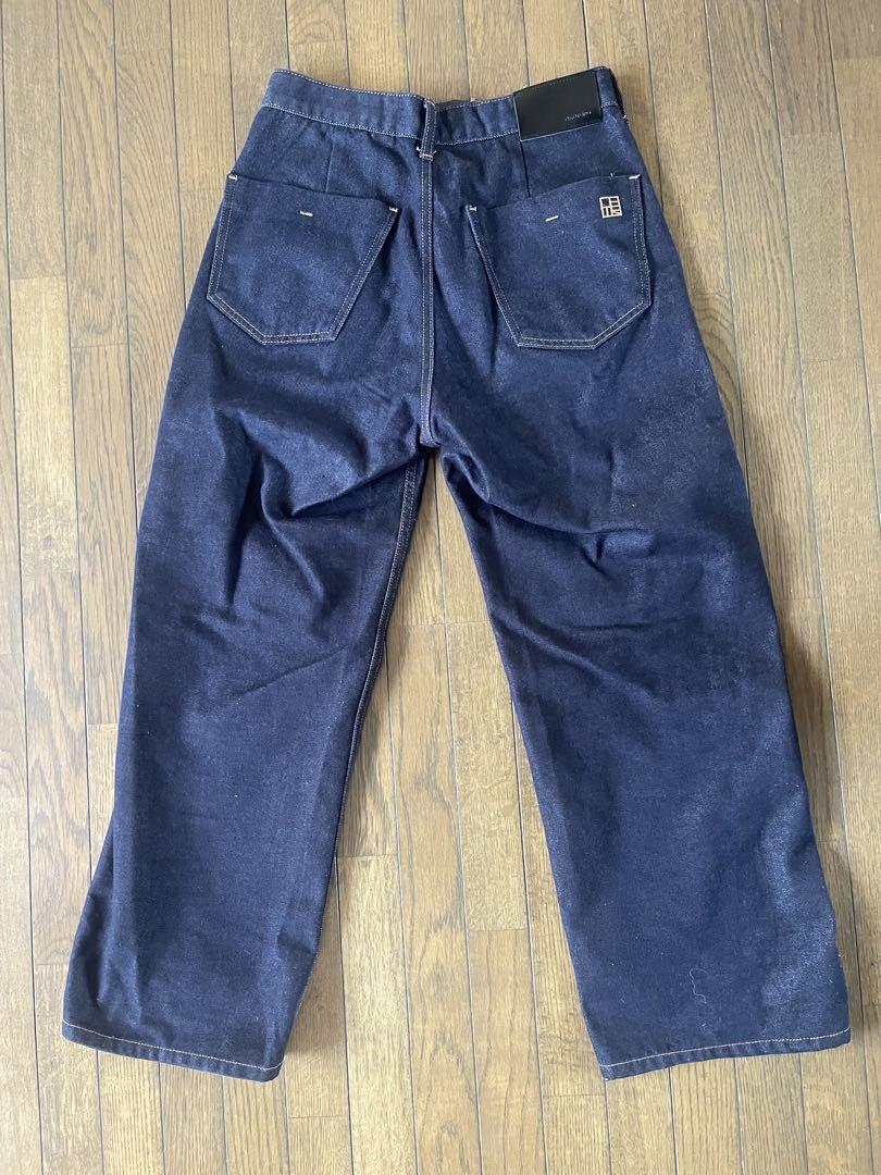 パンツ OHOTORO Wide Stitch Jeans