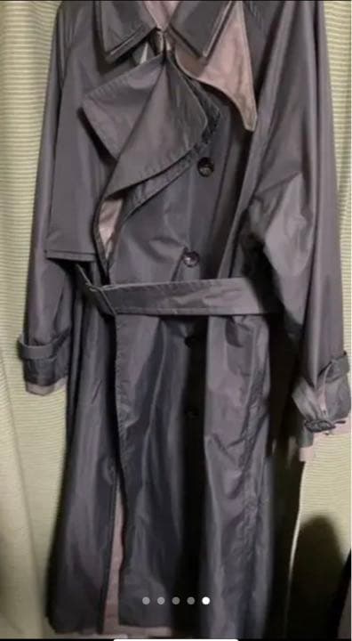 Nylon Covered Trench Coat /ダスティーグレー /1 | kemah.org.tr