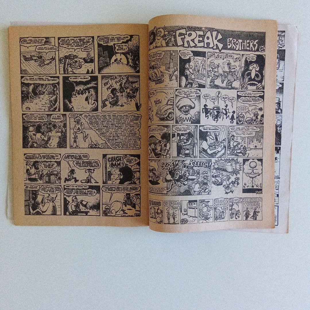 1980年のFREAK‐BROTHERSのコミック＆ポストカード。