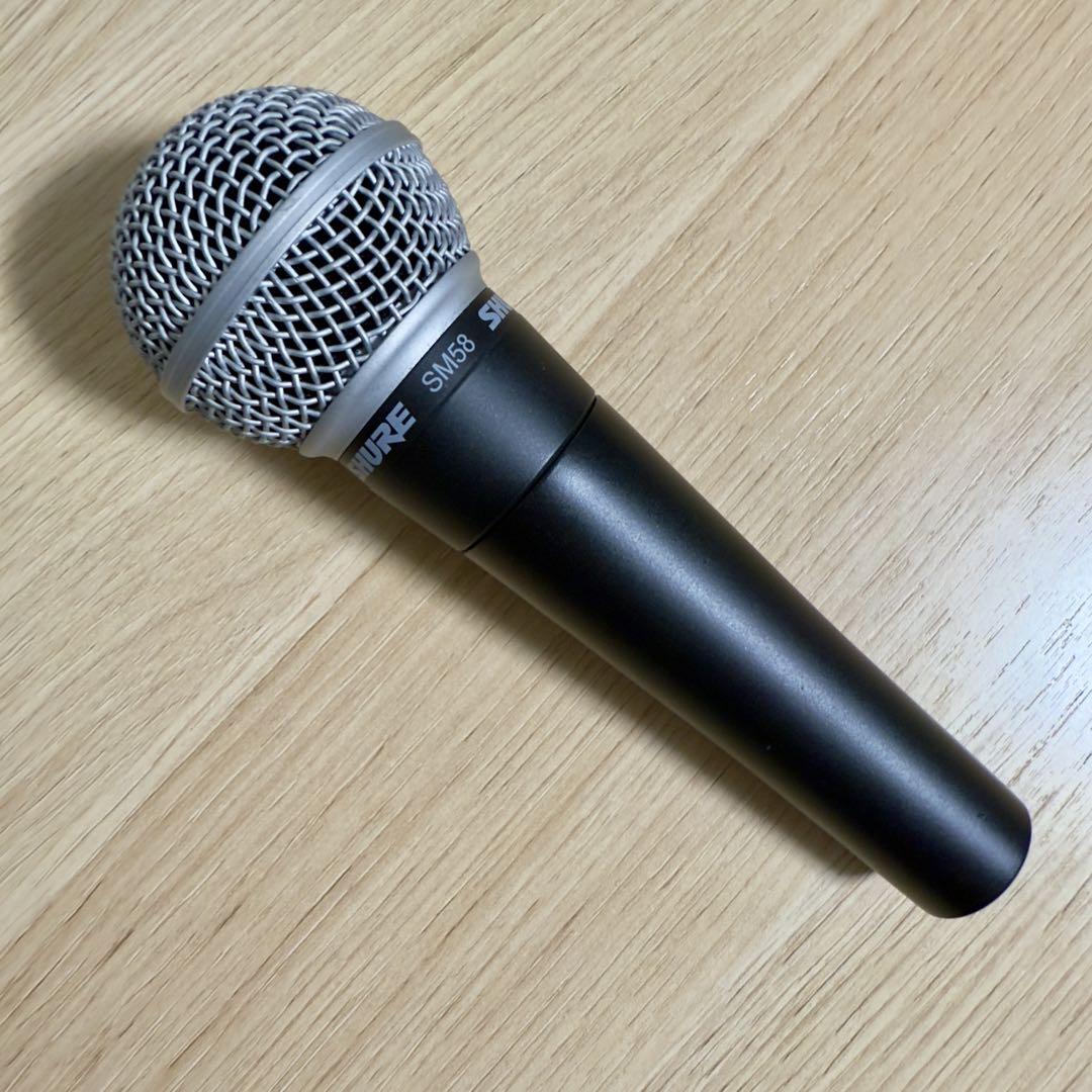 SHURE SM58 ダイナミックマイク ＋ CANARE製ケーブル（3m）