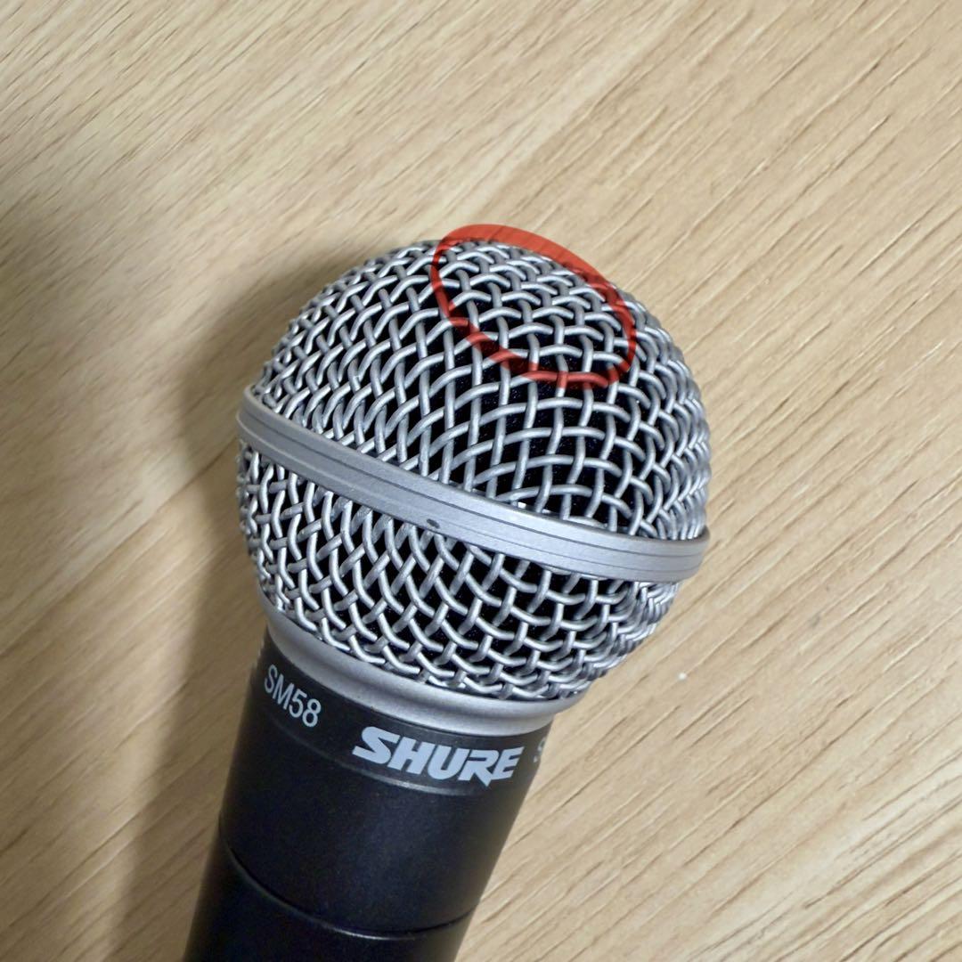 SHURE SM58 ダイナミックマイク ＋ CANARE製ケーブル（3m）