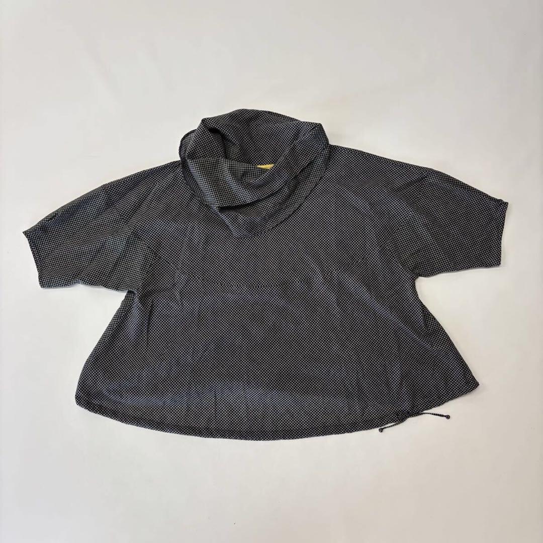 24ss 良品 ヨーガンレール イエローレーベル チェック デザイン ブラウス