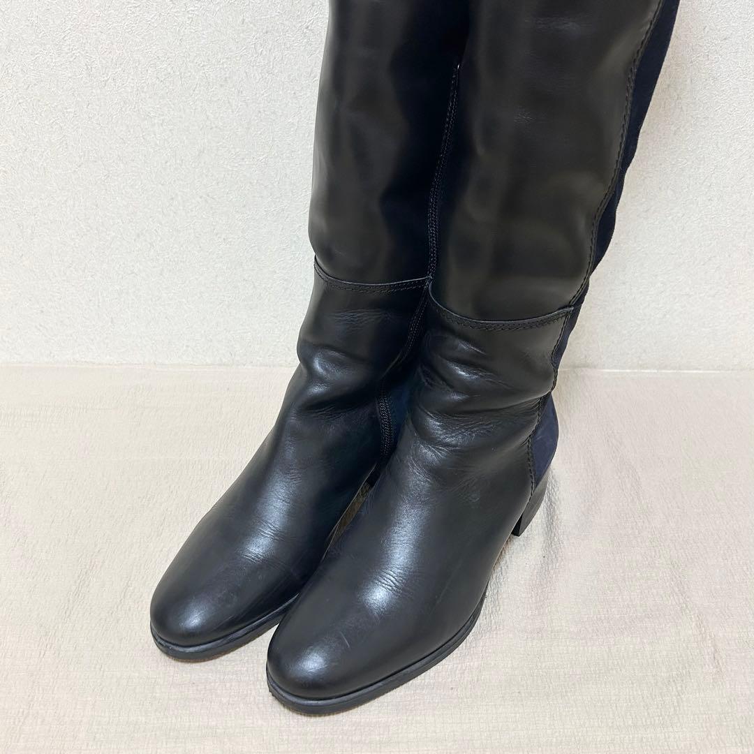 Luca Grossi ルーカグロッシ ロングブーツ イタリア製24cm Luca Grossi