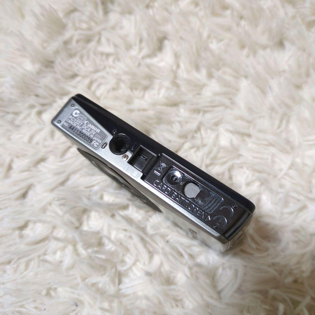 美品！Canon　IXY DIGITAL 90　シルバー×黒 完動品　充電器付属