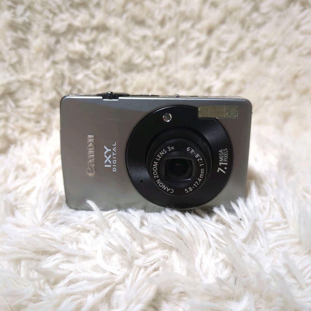 美品！Canon　IXY DIGITAL 90　シルバー×黒 完動品　充電器付属