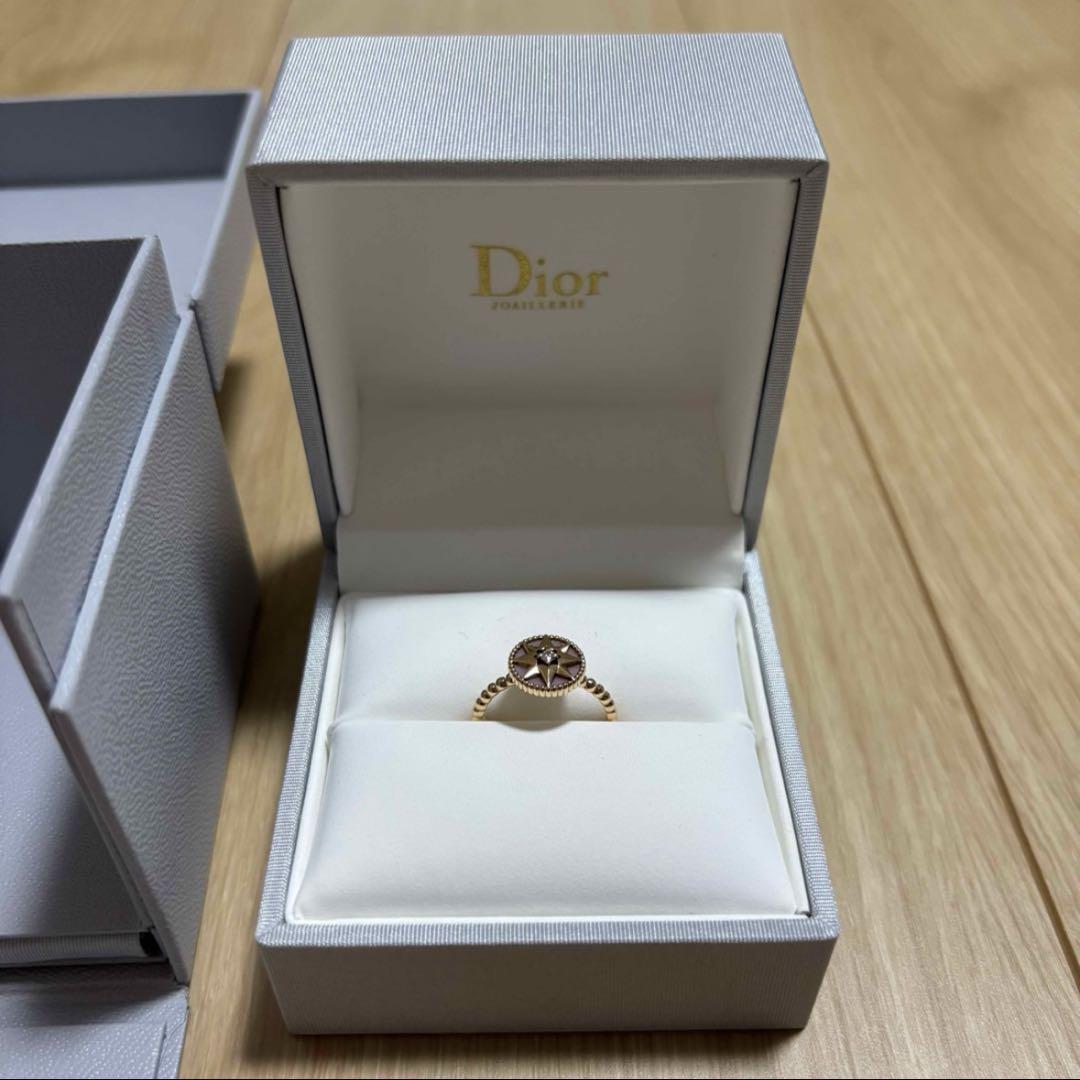 Dior rose des vents リング - メルカリ
