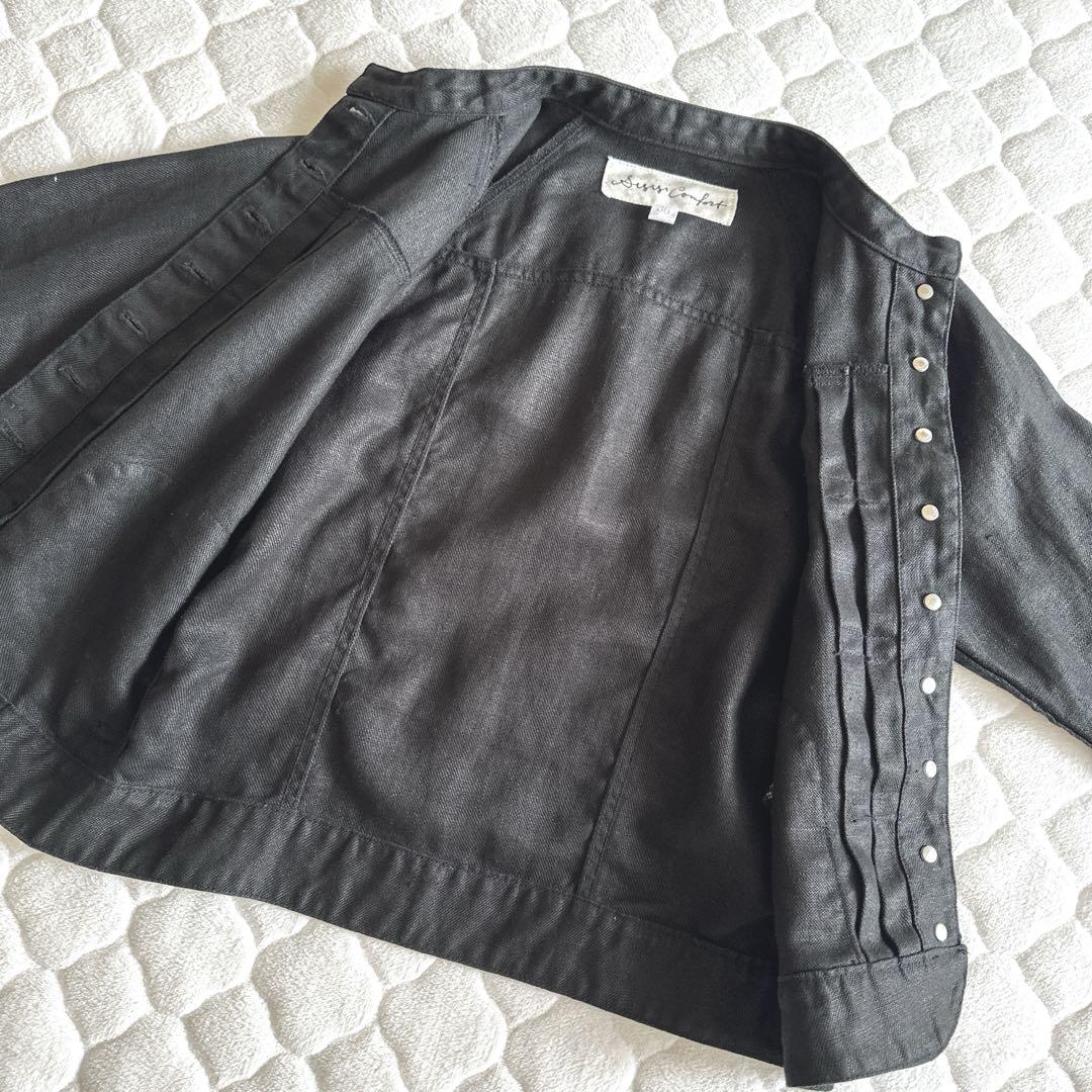 美品】sisisi comfort スースースーコンフォート リネンジャケット