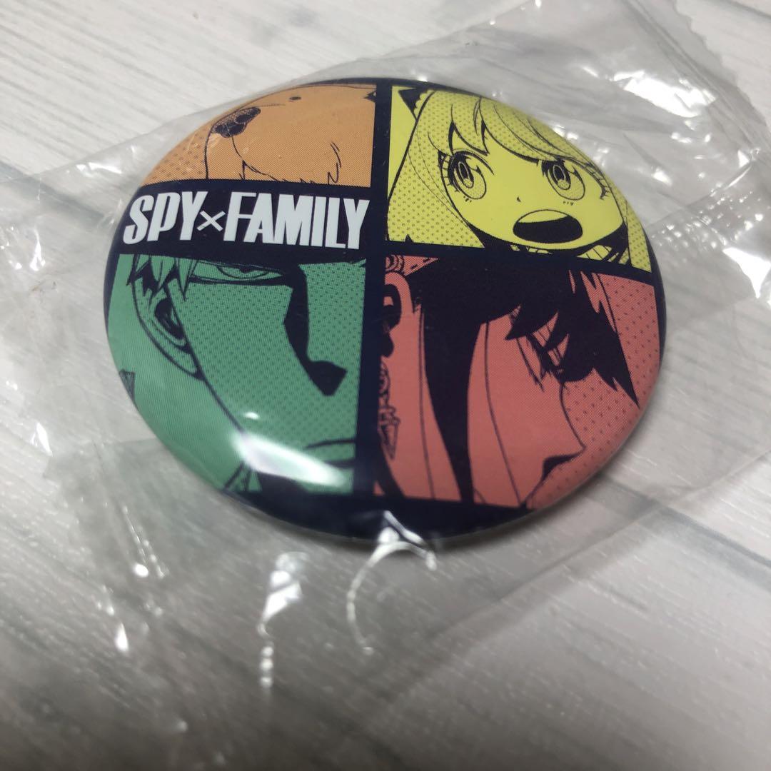 SPY×FAMILY ガチャ 缶バッジ 原作絵 アーニャ ロイド ヨル
